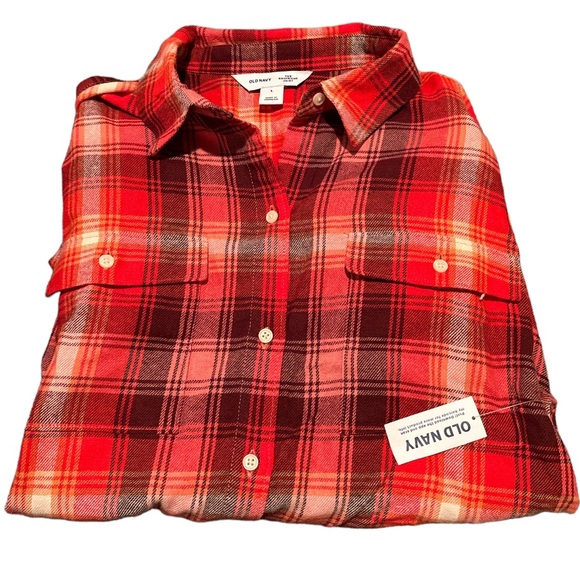 Old Navy The Boyfriend Shirt / Large - Picture 3 of 3